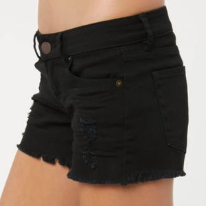 Cody Oneill Black Cutoff Shorts